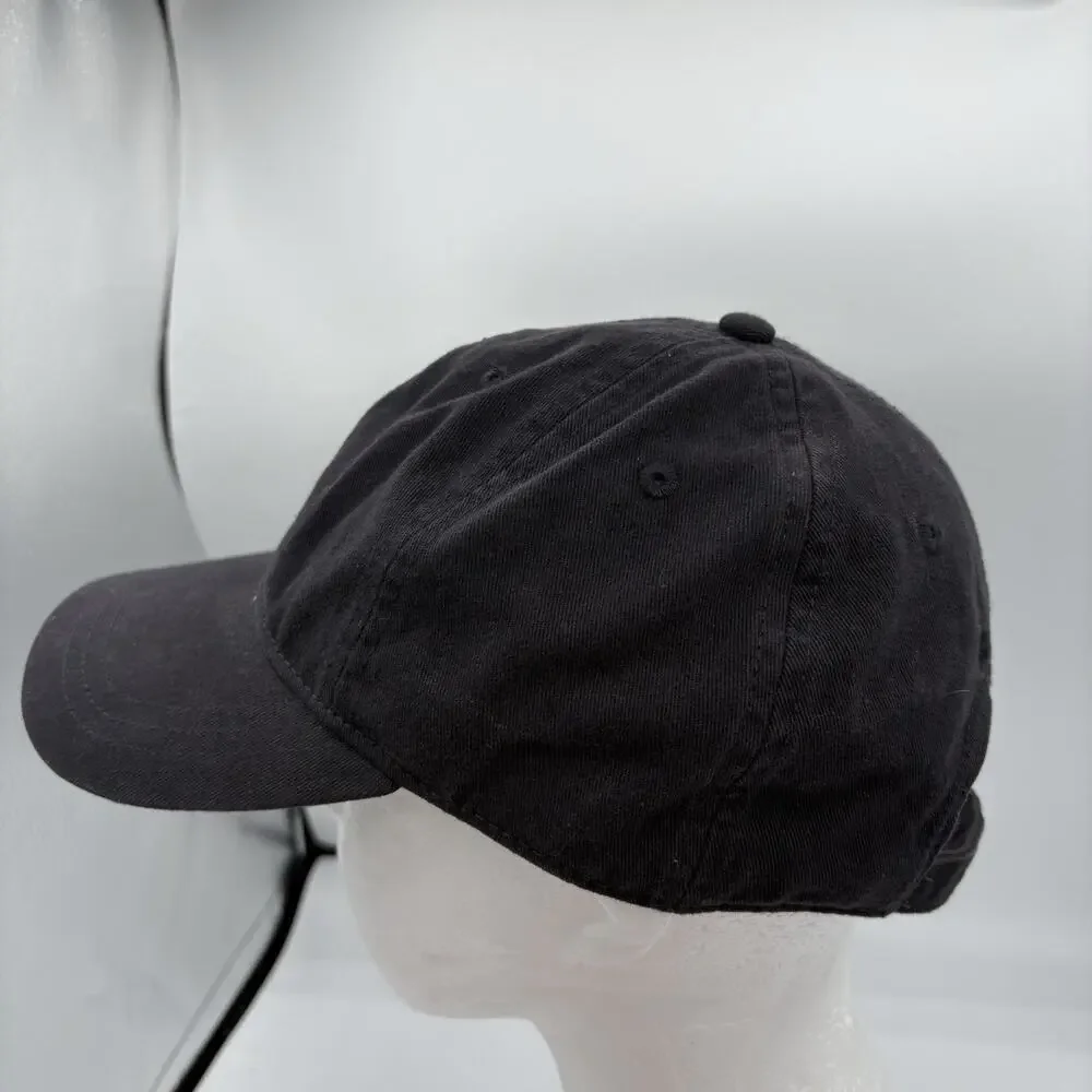 J Crew Hat‎ Cap Golf Unisex Strapback Navy Blue Adj Baseball Flag Green D2